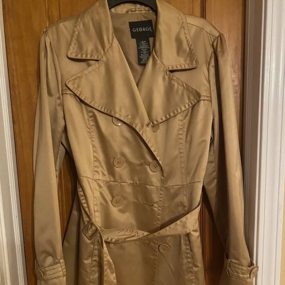 George light belted trench coat